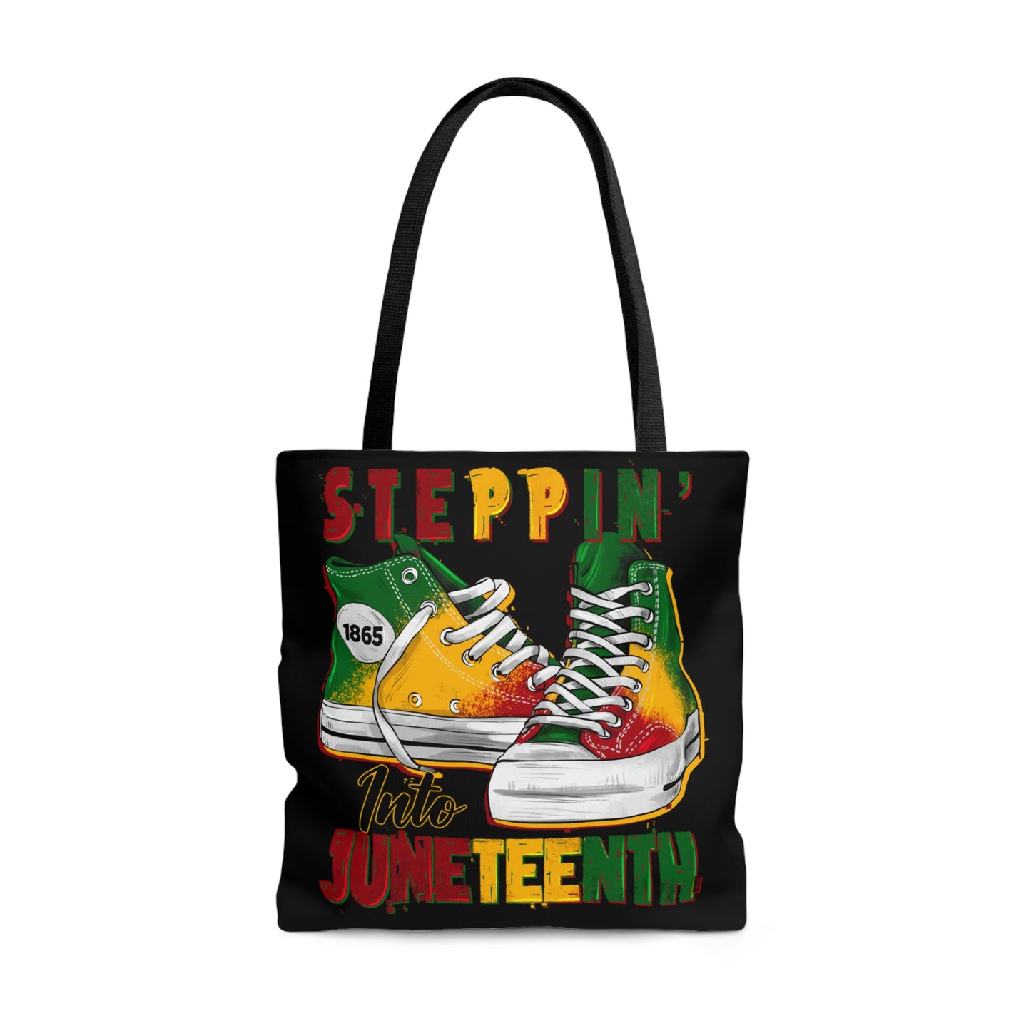 Steppin into Juneteenth AOP Tote Bag