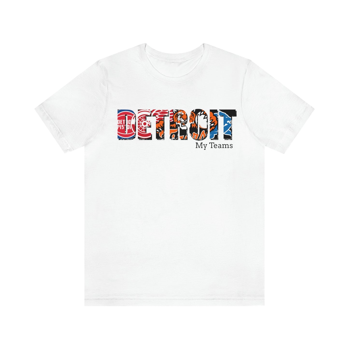 DETROIT TEAMS Pattern  - CLASSIC Unisex Softstyle T-Shirt