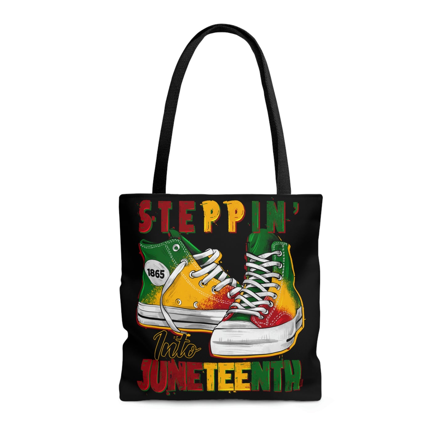 Steppin into Juneteenth AOP Tote Bag