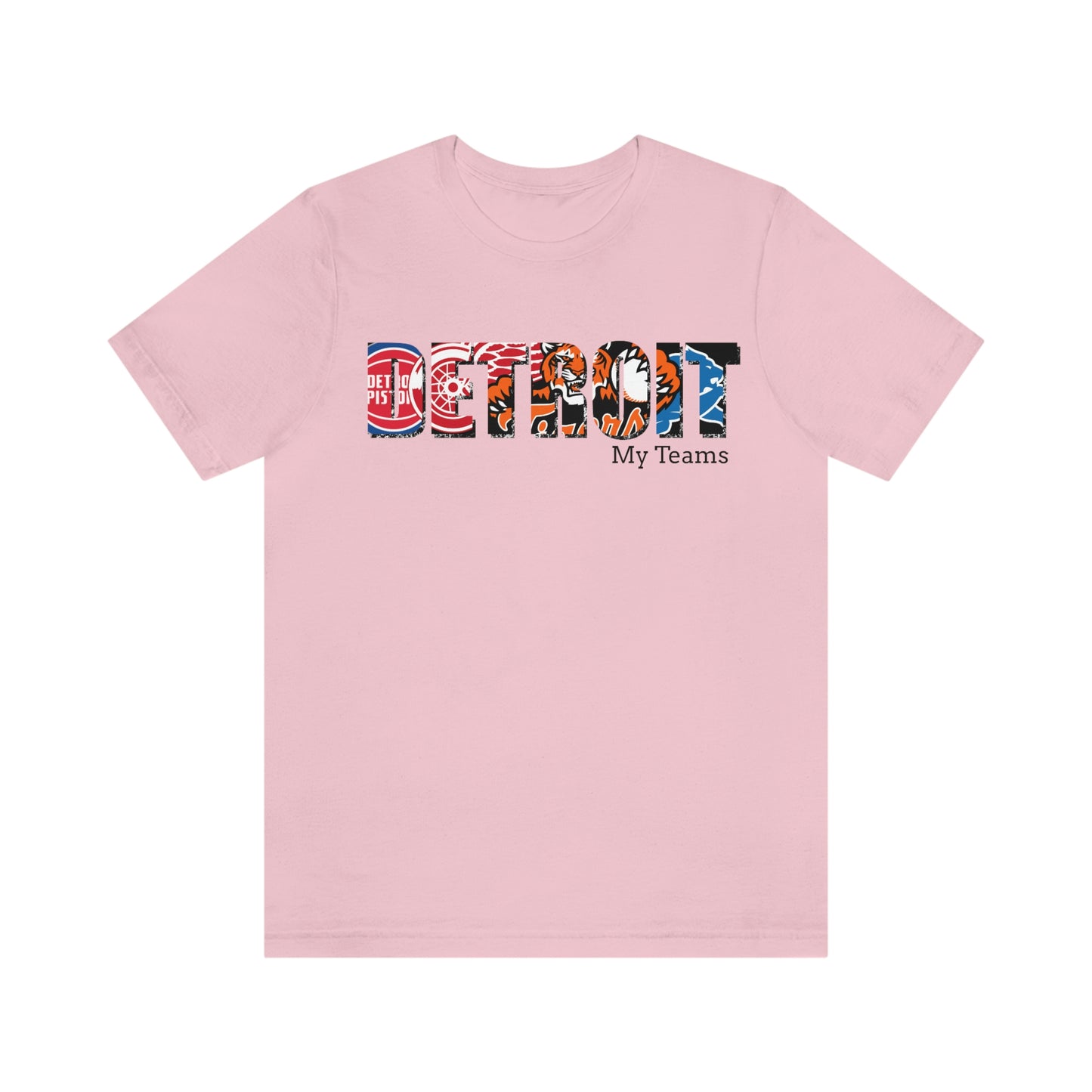 DETROIT TEAMS Pattern  - CLASSIC Unisex Softstyle T-Shirt