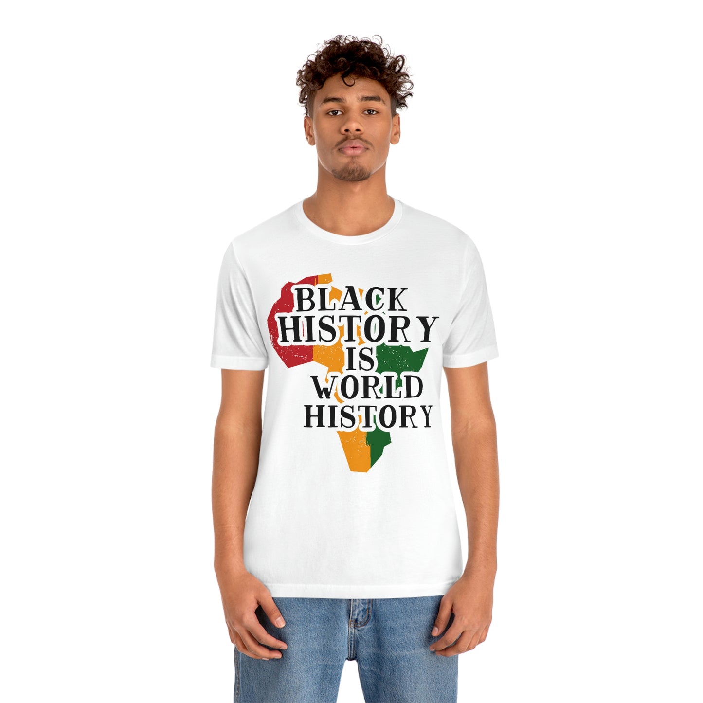 Black History is World History Unisex Jersey Short Sleeve Tee