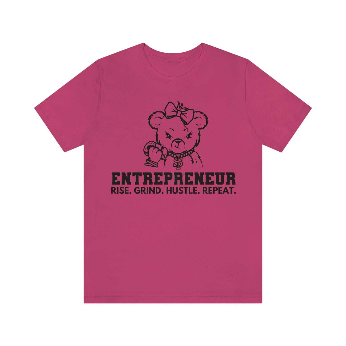 Female Hustle Bear  - CLASSIC Unisex Softstyle T-Shirt