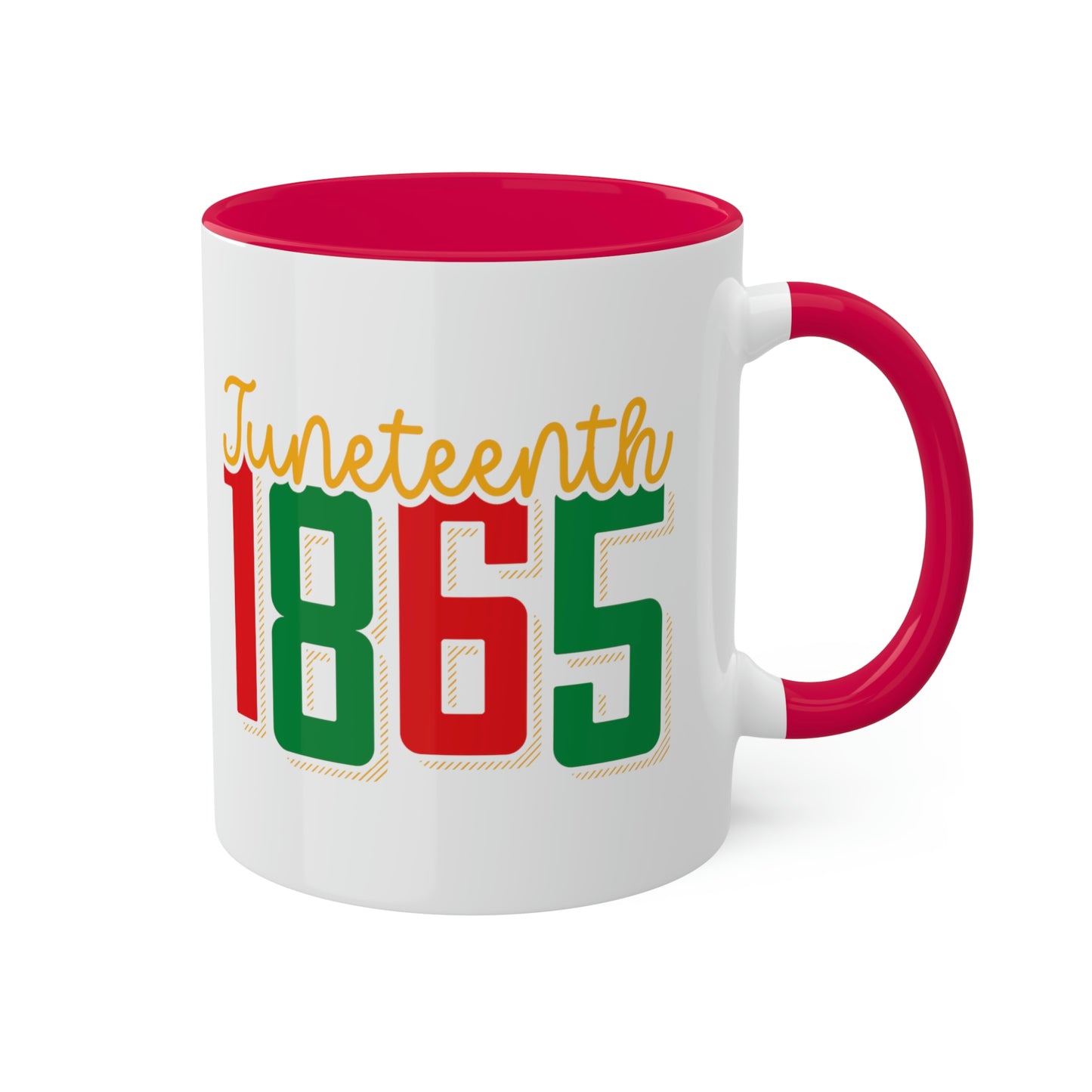 1865 Juneteenth Colorful Mugs, 11oz