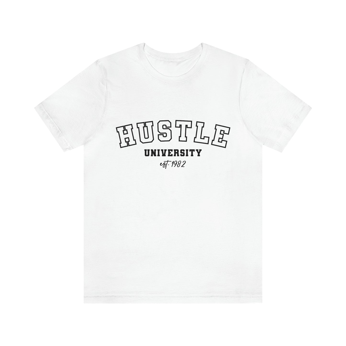 Hustle University 1982 Unisex Jersey Short Sleeve Tee