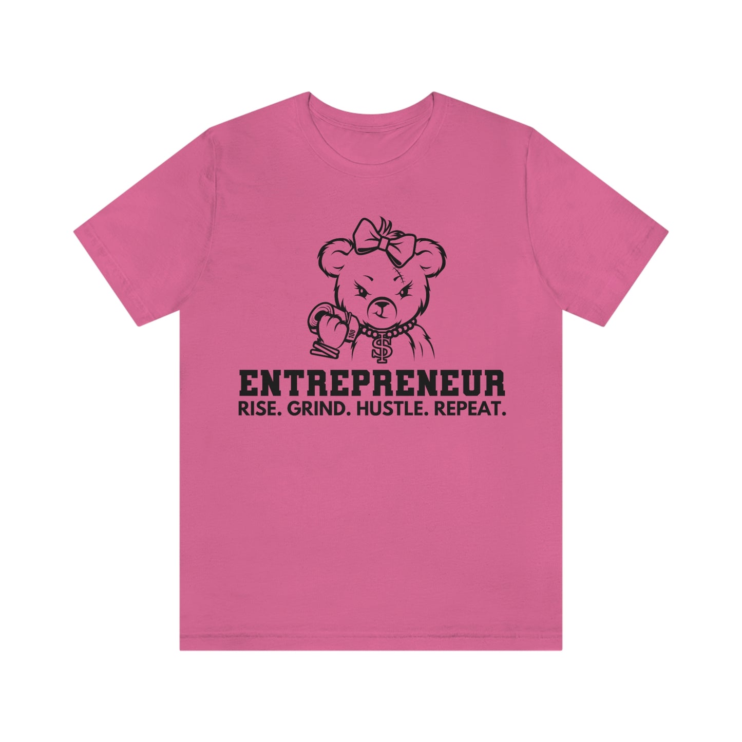 Female Hustle Bear  - CLASSIC Unisex Softstyle T-Shirt