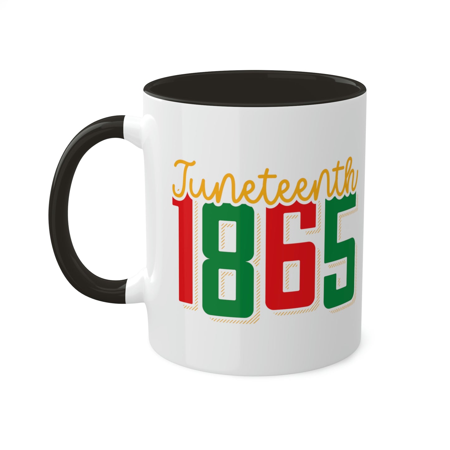 1865 Juneteenth Colorful Mugs, 11oz