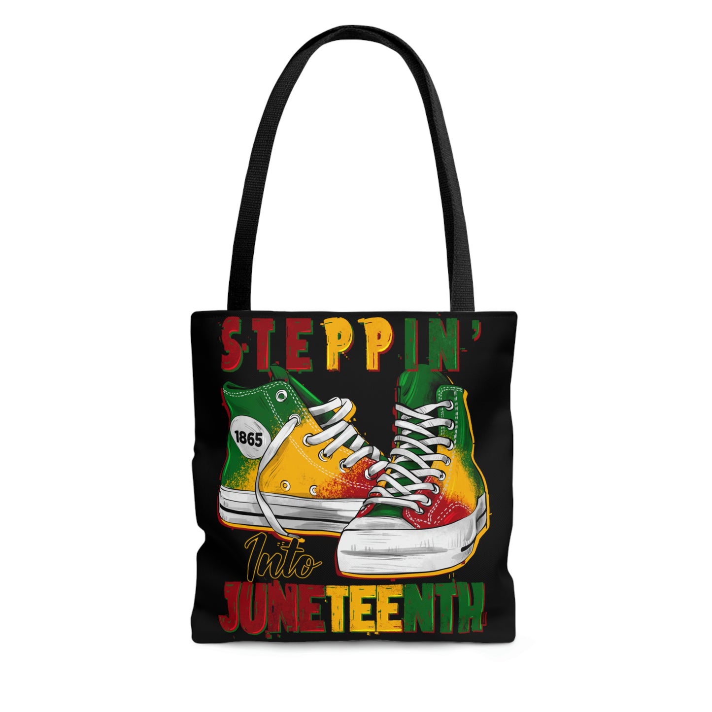 Steppin into Juneteenth AOP Tote Bag