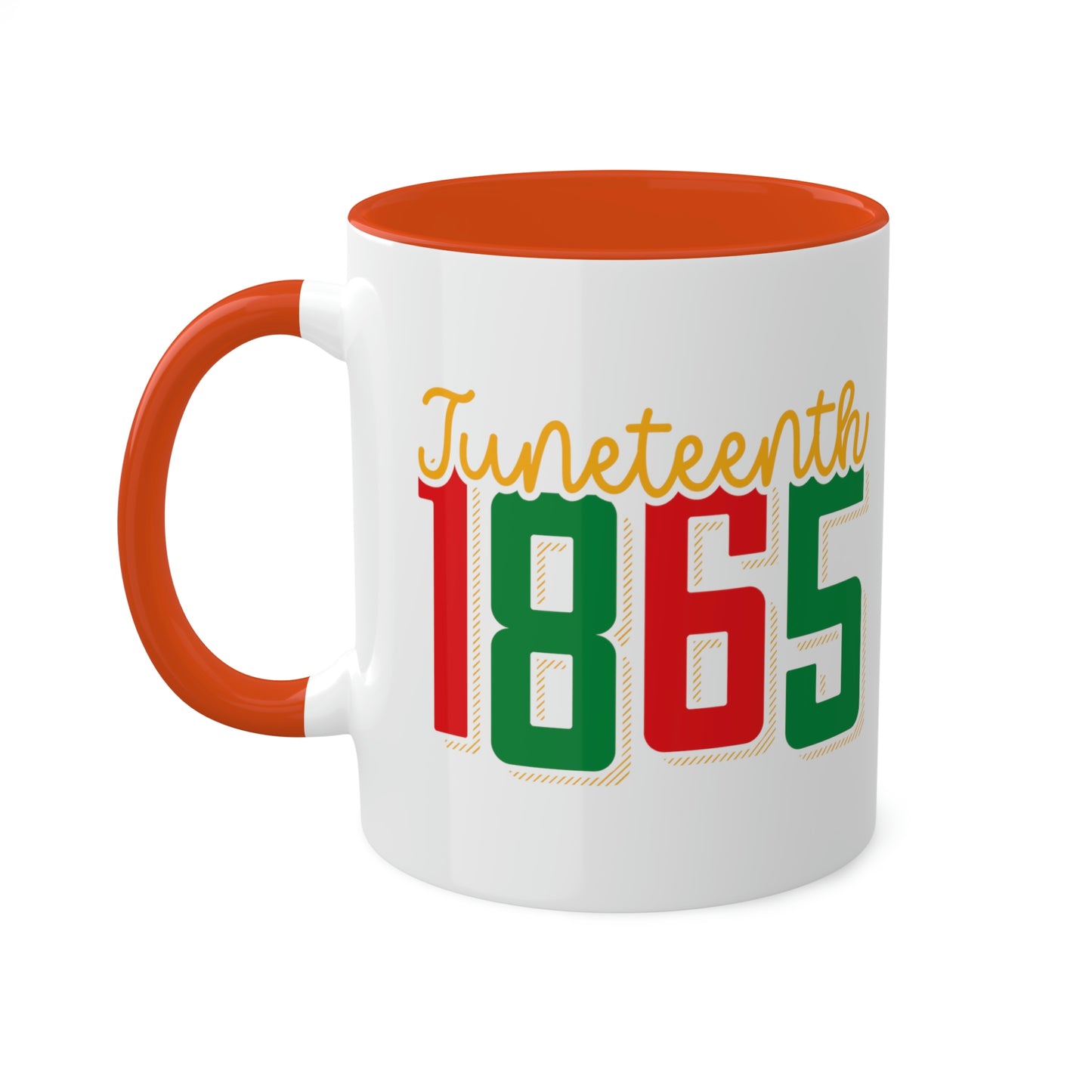 1865 Juneteenth Colorful Mugs, 11oz