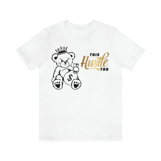 This Hustle Tho - Male Bear - CLASSIC Black Unisex Softstyle T-Shirt