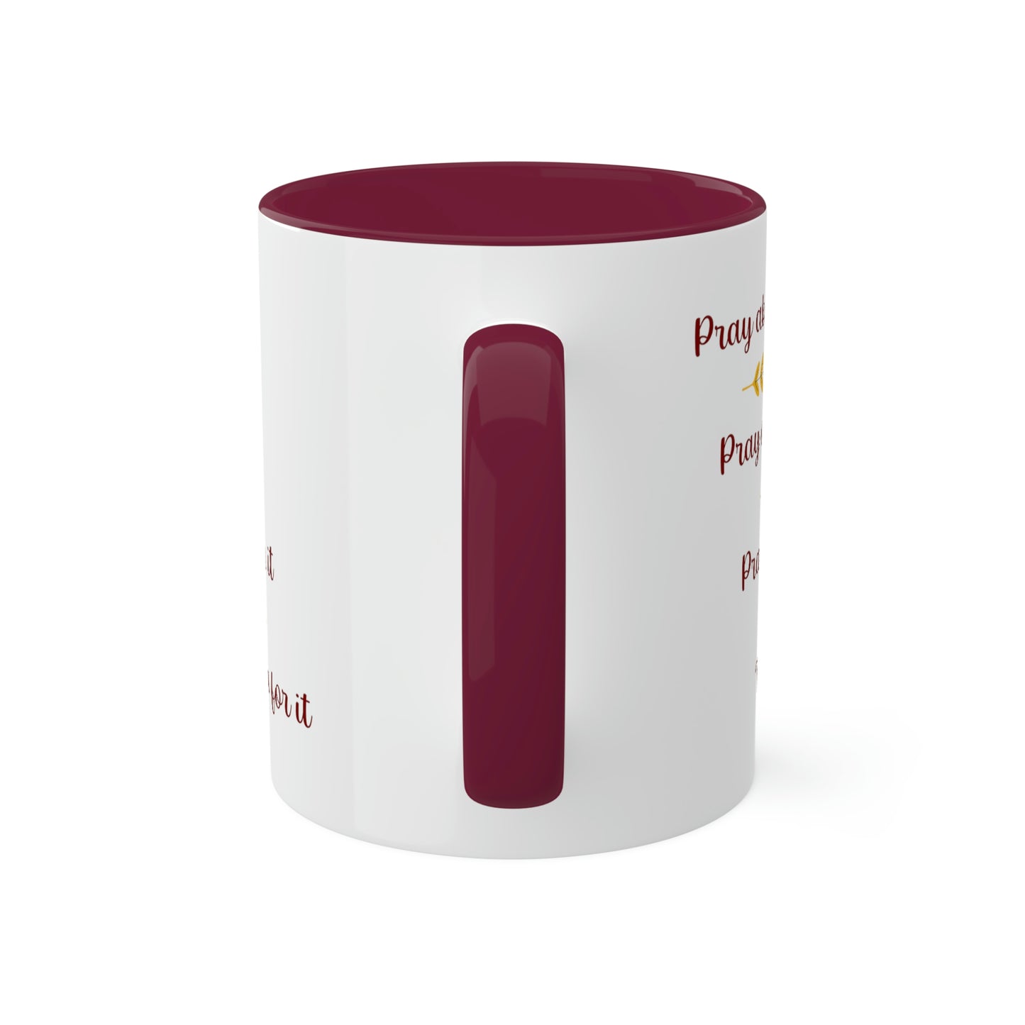 Pray Pray Pray Colorful Mugs, 11oz