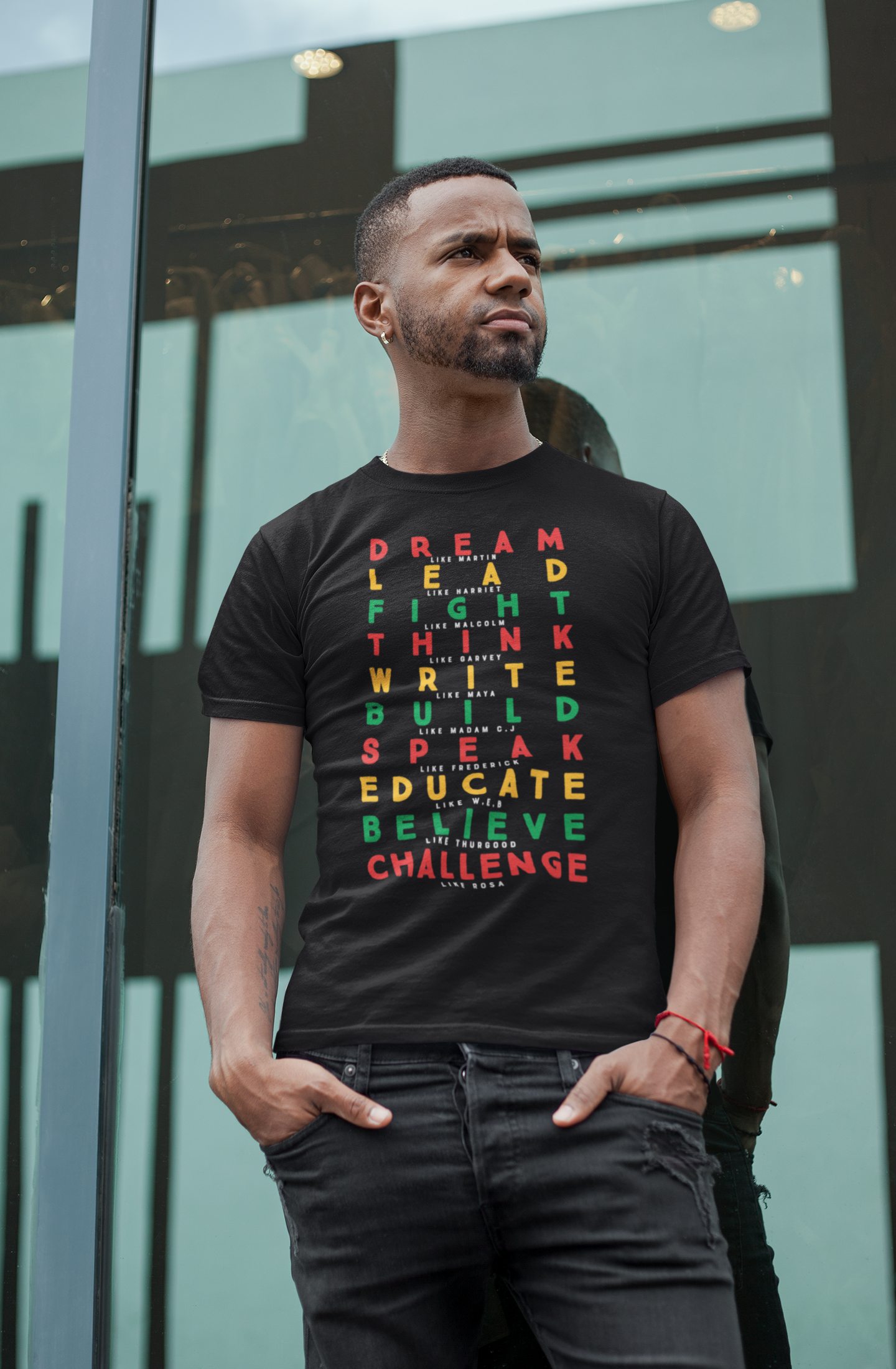 Black History Dreamers Unisex Jersey Short Sleeve Tee