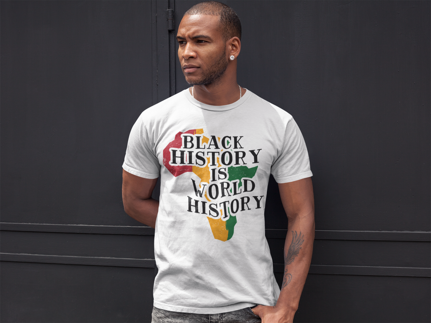 Black History is World History Unisex Jersey Short Sleeve Tee