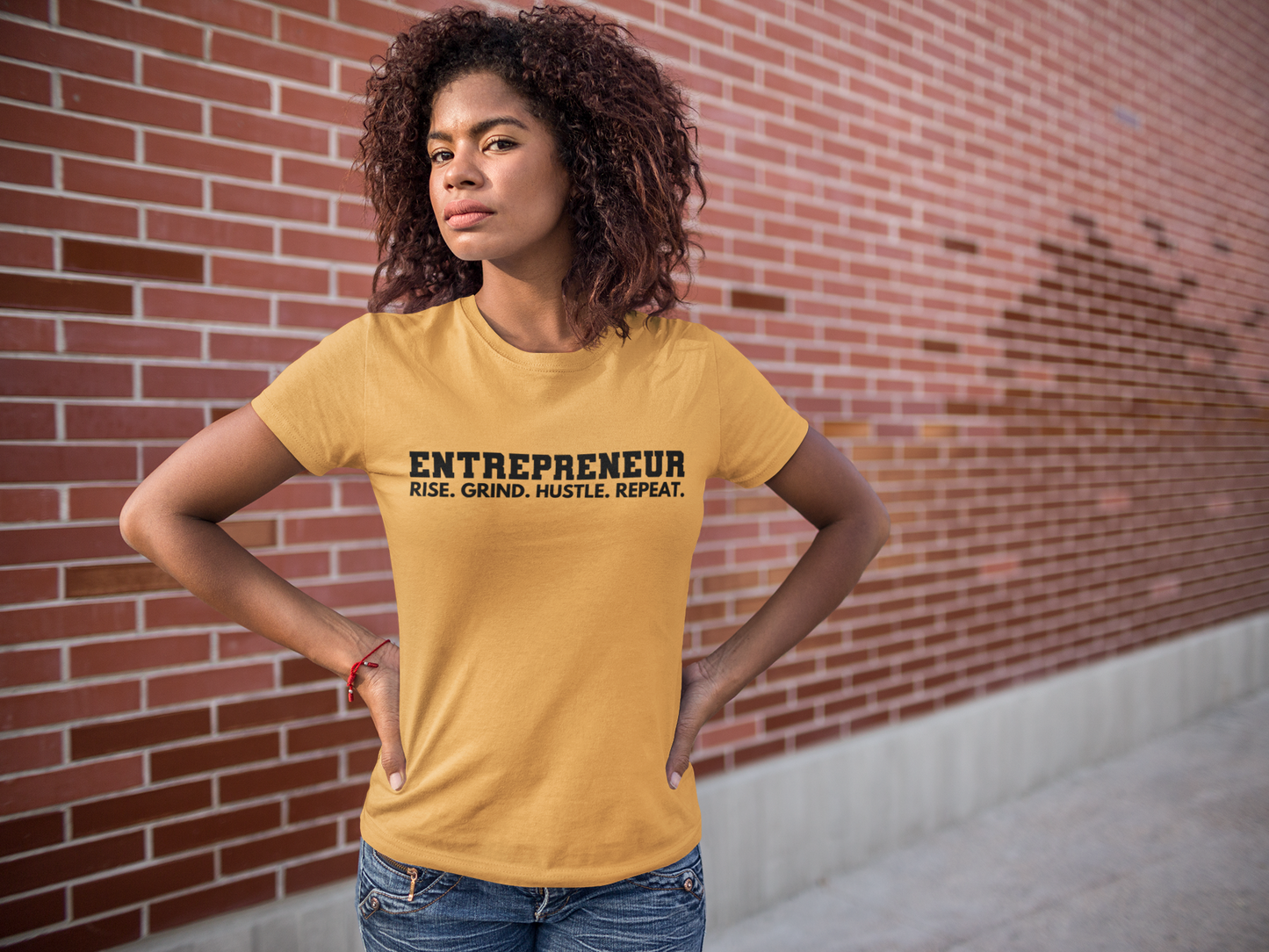 Entrepreneur Rise, Grind, Hustle, Repeat Unisex Jersey Short Sleeve Tee